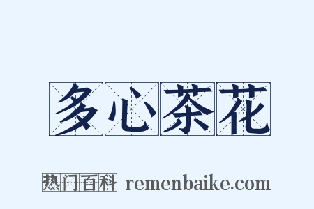 多心茶花是什么意思的图片